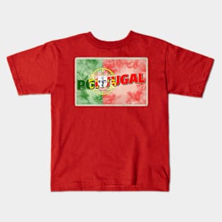 Portugal Vintage style retro souvenir Kids T-Shirt